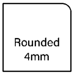 Rounded 4mm