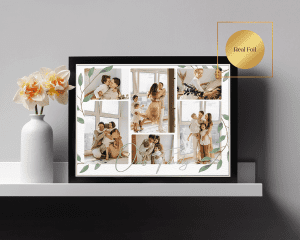Personalised Family Photo Collage dhxart.com