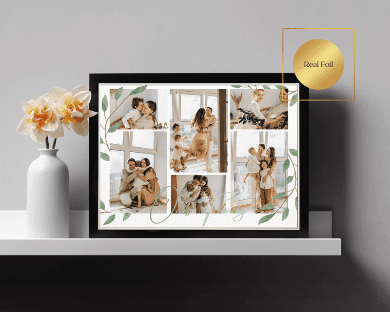 Personalised Family Photo Collage dhxart.com