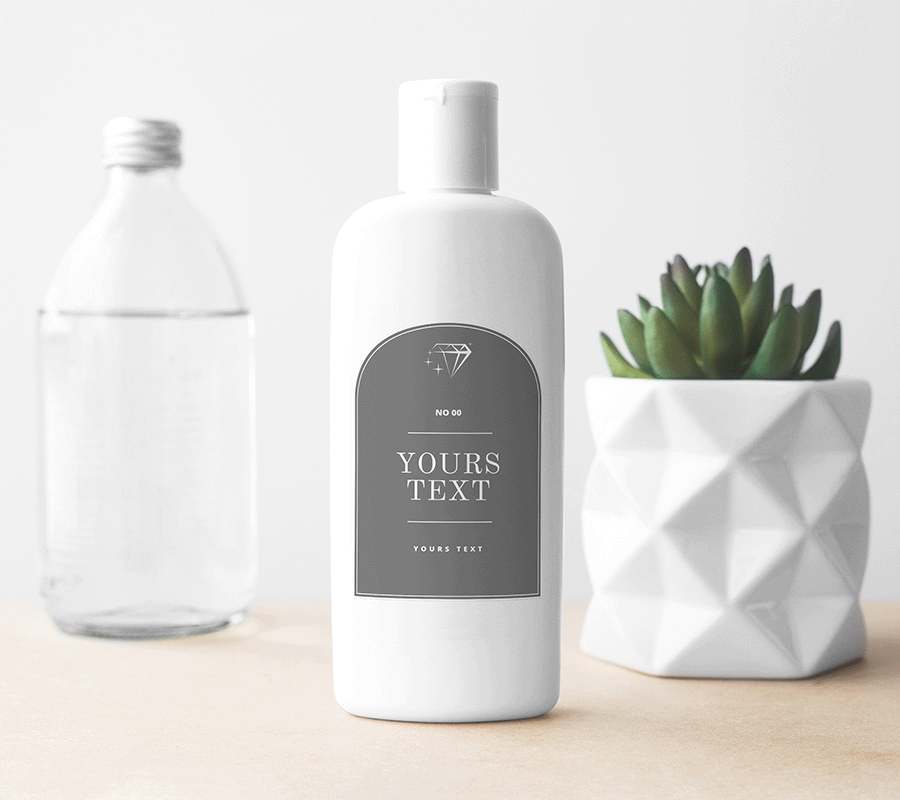 Waterproof Bathroom Bottle Labels, Personalised pump bottle, Cosmetic packaging labels