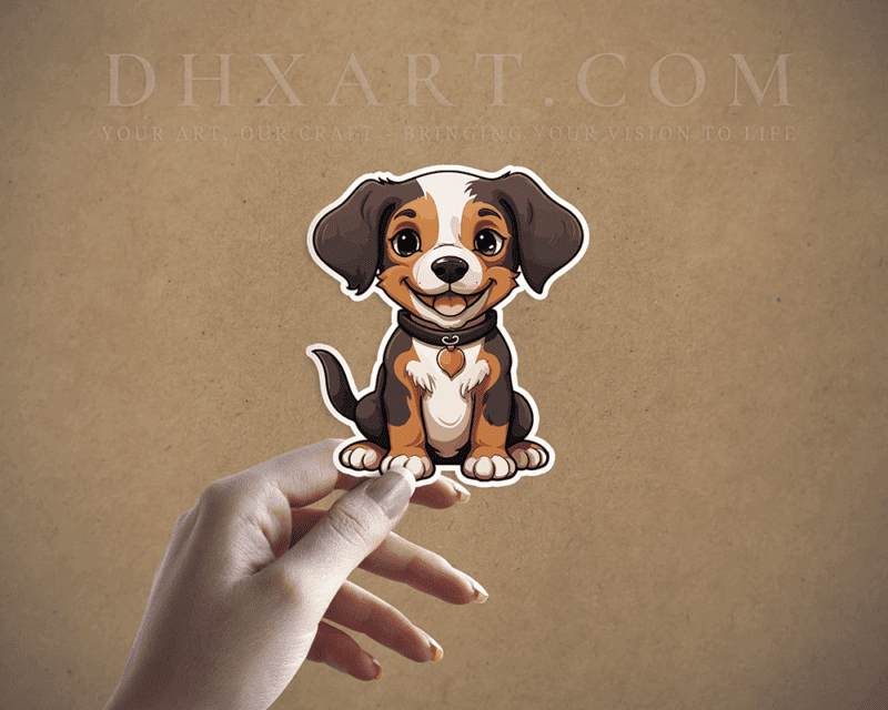 Die-cut Stickers - Individual custom kiss-cut stickers