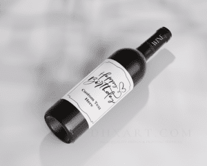 Custom Birthday Bottle Labels