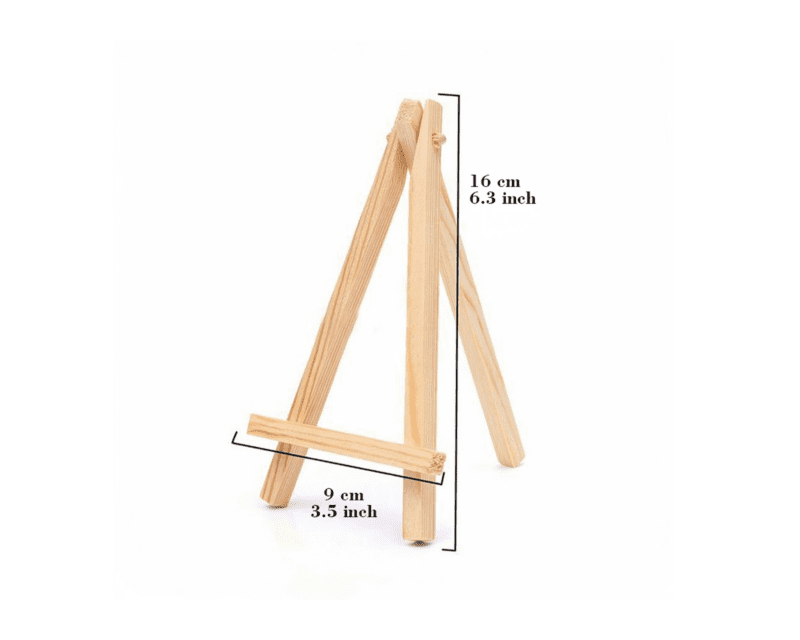 Small Handmade White Wooden Tabletop Easels