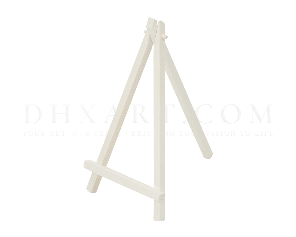 Small Handmade White Wooden Tabletop Easels