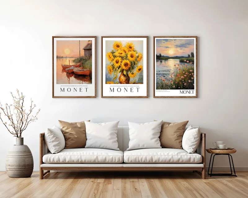 Claude Monet Exhibition Poster Print