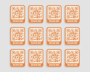 Custom QR Code stickers, Smart QR Code labels