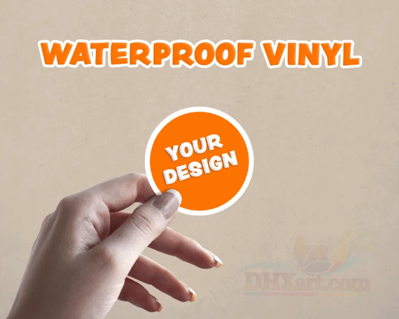 Waterproof Vinyl Stickers - Round Vinyl Stickers