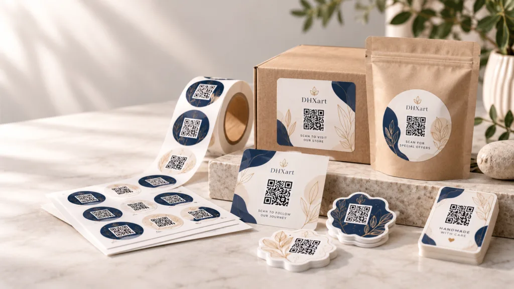 Smart QR stickers, made for business.